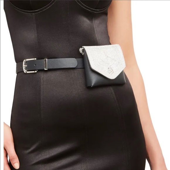 Crossbody Mini Studded Rhinestone Bag - Picture 2 of 3